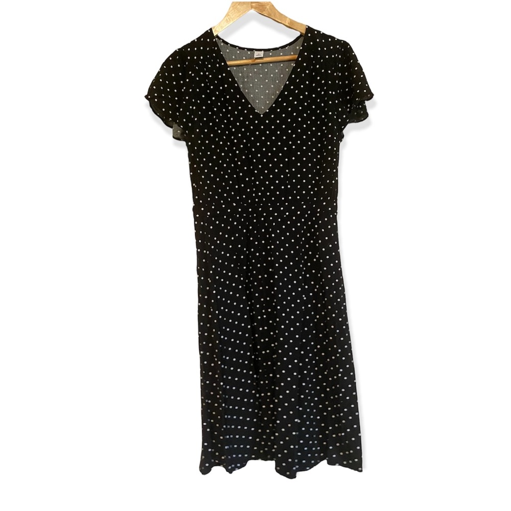 Black and white Polk a dot dress